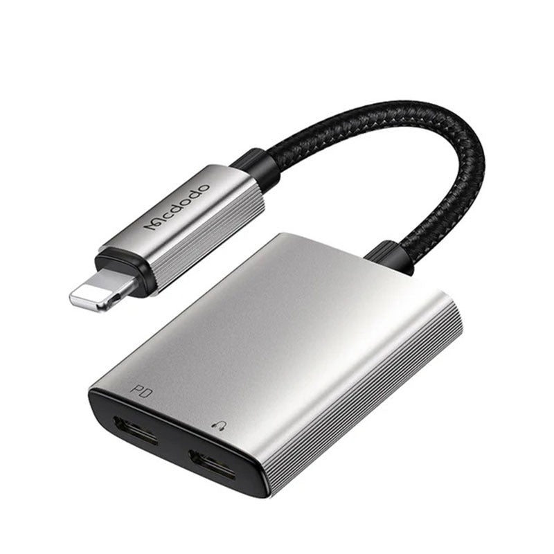 تحويلة مكدودو للآيفون 2 في 1 شحن وسماعات CA-5560 | Mcdodo Lightning Adapter