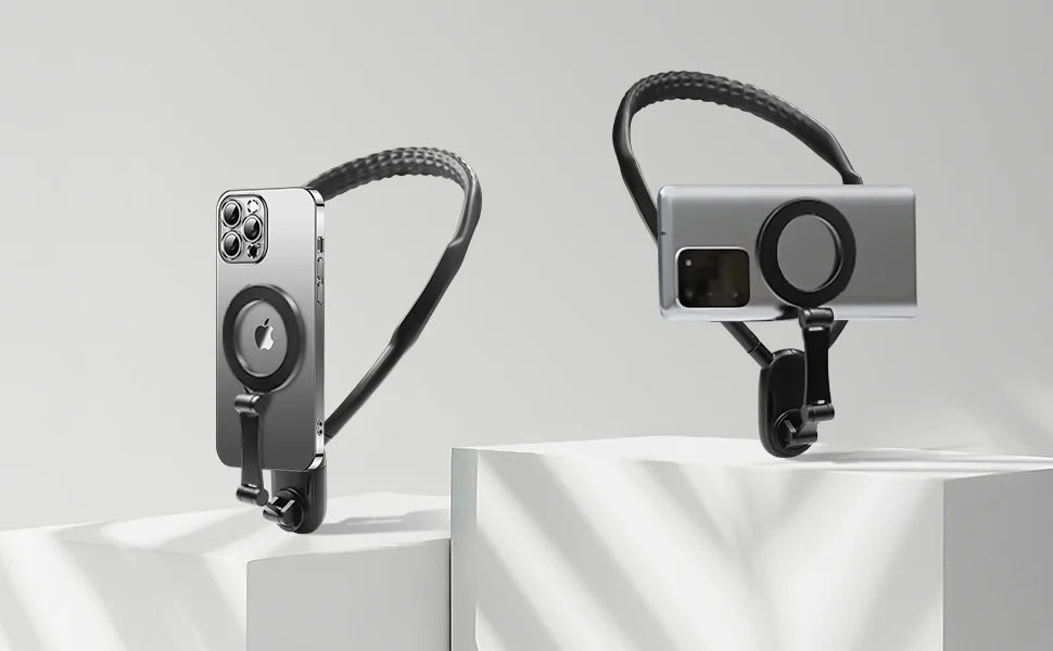 First-person POV camera neck mount