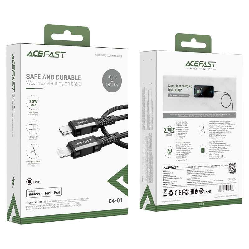 كيبل ايس فاست C4-01 USB-C إلى Lightning | ACEFAST