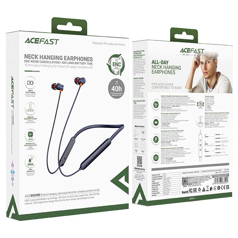 سماعة بلوتوث acefast n2