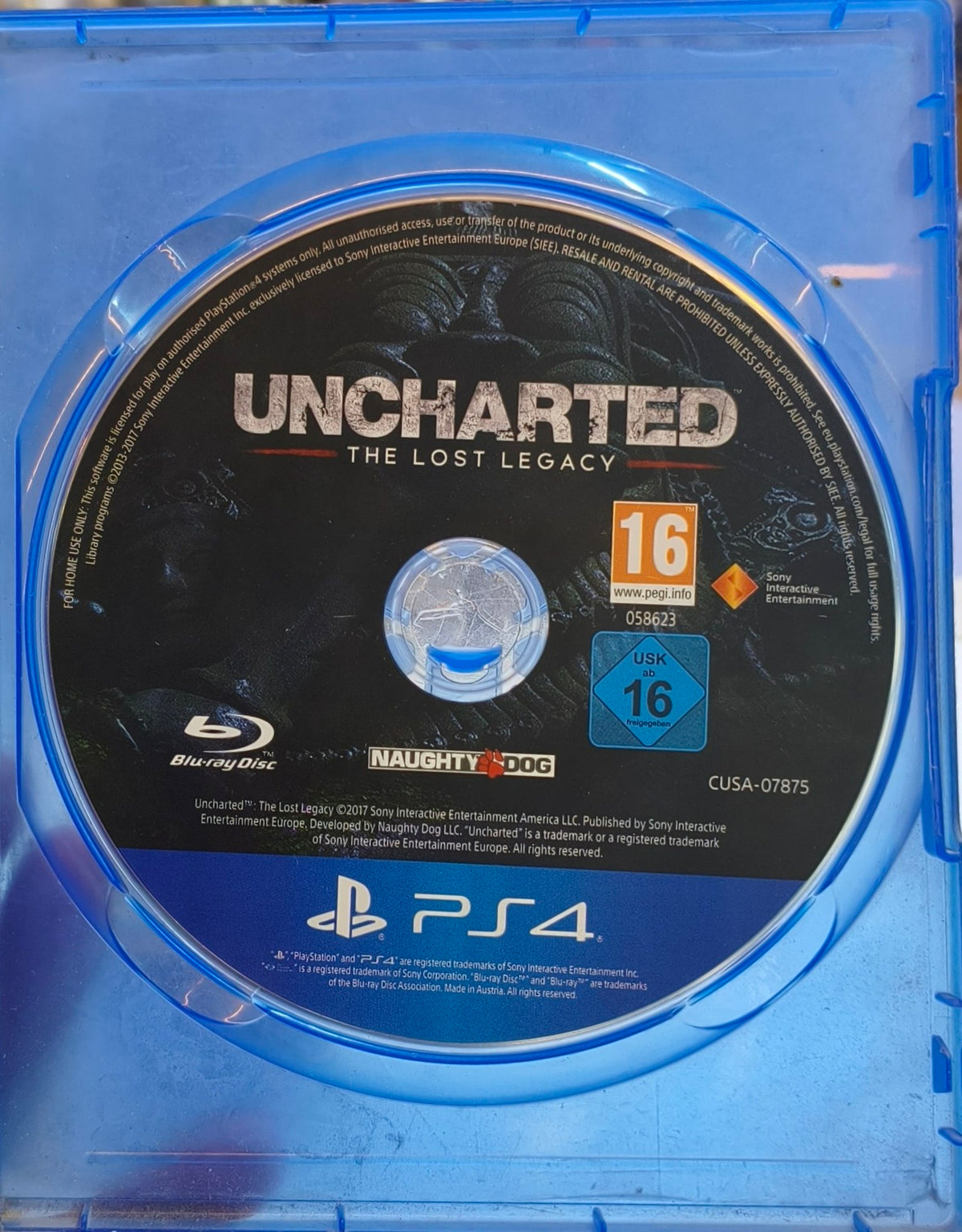 Uncharted used disc