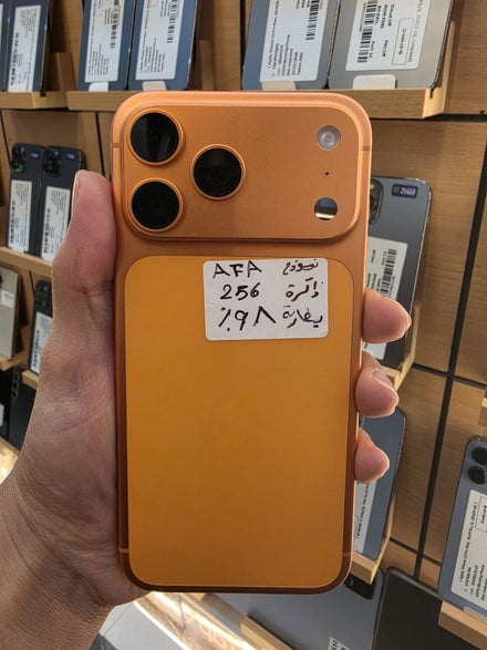 آيفون 17 برو ماكس مستعمل 256GB شرق أوسط AFA – بطارية 98% – نظافة 100% | iPhone 17 Pro Max